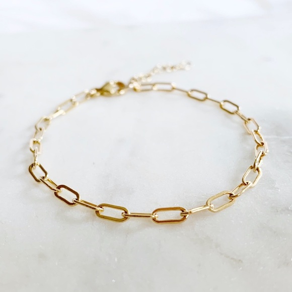 Gold Filled Chain Bracelet - Picture 1 of 6